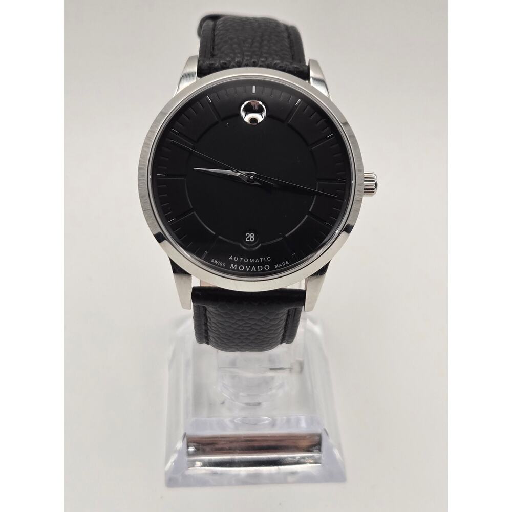 Movado 1881 Automatic Men's Watch 49.1.14.1290 Luxury Exhibition Caseback Box - Picture 3 of 13